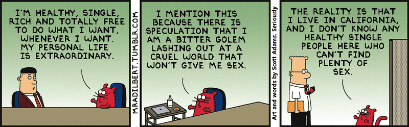 Illustration for article titled MRA Dilbert says what Scott Adams is actually thinking